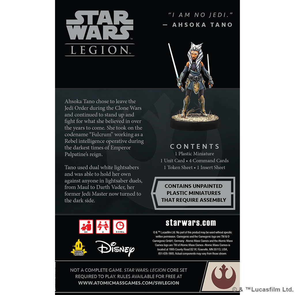 Star Wars : Legion - Ahsoka Tano Operative Expansion